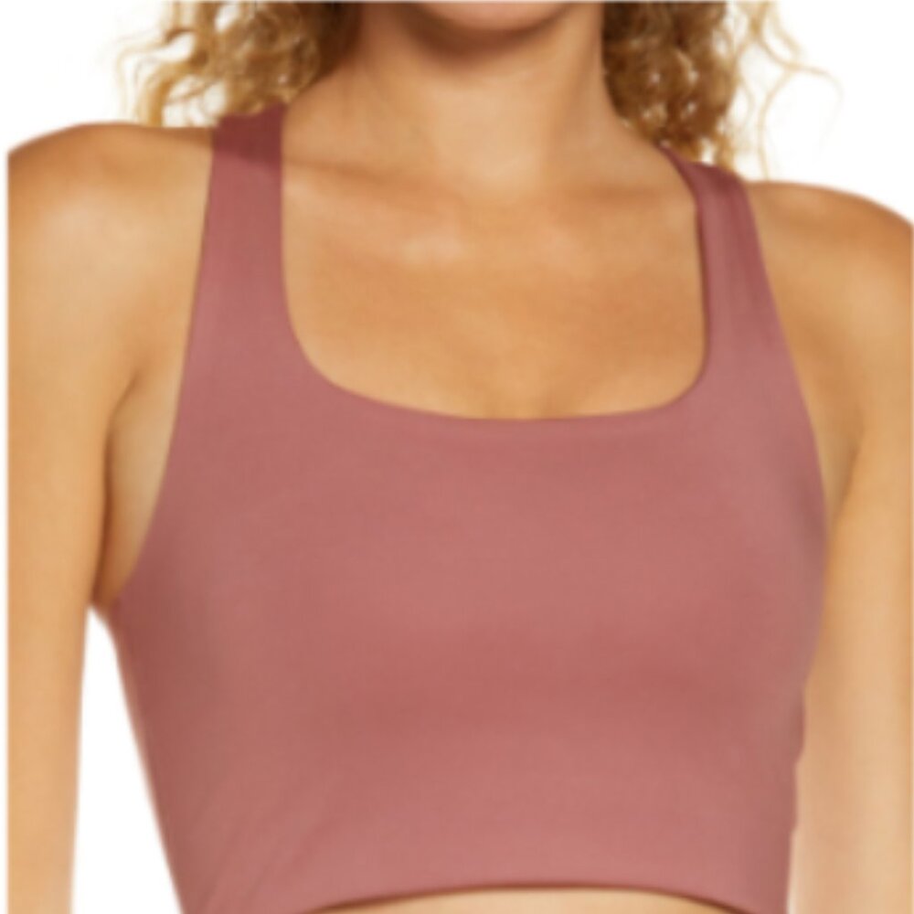 Girlfriend Collective Moon Paloma Racerback Bra Plume